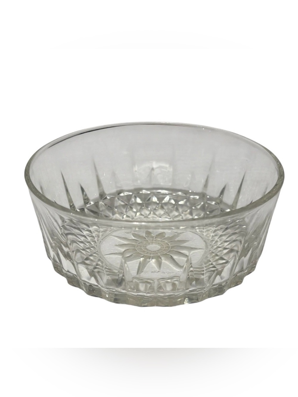 Arcoroc France Clear Glass Vintage Bowl